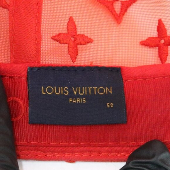 Louis Vuitton Everyday LV Embroidered Mesh Cap Size 58 Soho Exclusive - Picture 6 of 9